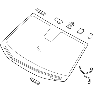 Hyundai Genesis Windshield - 86111-B1010