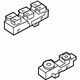 Hyundai 93570-3Q000-RAS Power Window Main Switch Assembly