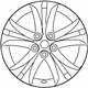 Hyundai 52910-2M220 Front Aluminium Wheel Assembly