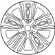 Hyundai 52905-G2600 Aluminium Wheel Assembly