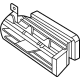 Hyundai 97410-L0000-NVC Duct Assembly-Ctr Air Vent,LH