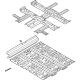 Hyundai 65100-GI000 PANEL ASSY-FLOOR,CTR