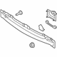 Hyundai 86630-3N000 Rail Assembly-Rear Bumper