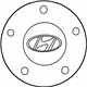 Hyundai 52961-25030 Center Cap