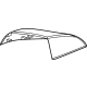 Hyundai 87616-GI000 SCALP-O/S RR VIEW MIRROR,LH