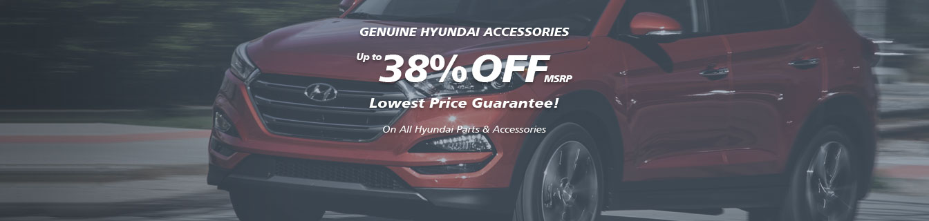 Genuine Hyundai accessories, Guaranteed low prices