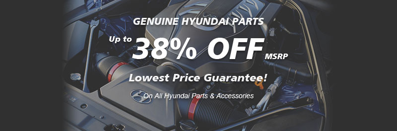 Genuine Hyundai parts, Guaranteed low prices
